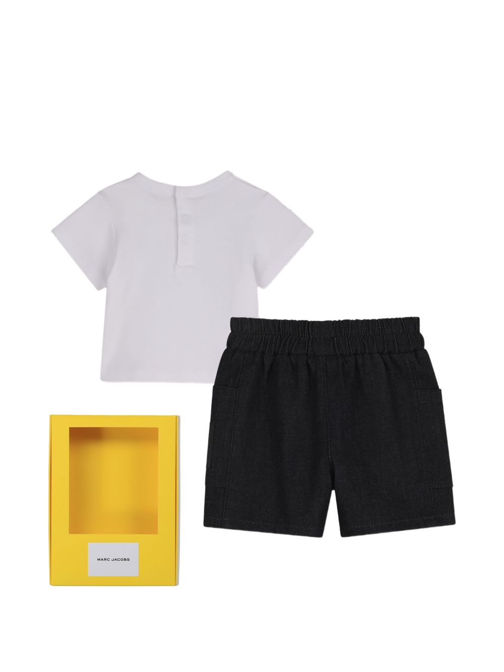Completo t-shirt e shorts in cotone W60817 N48 MARC JACOBS KIDS 