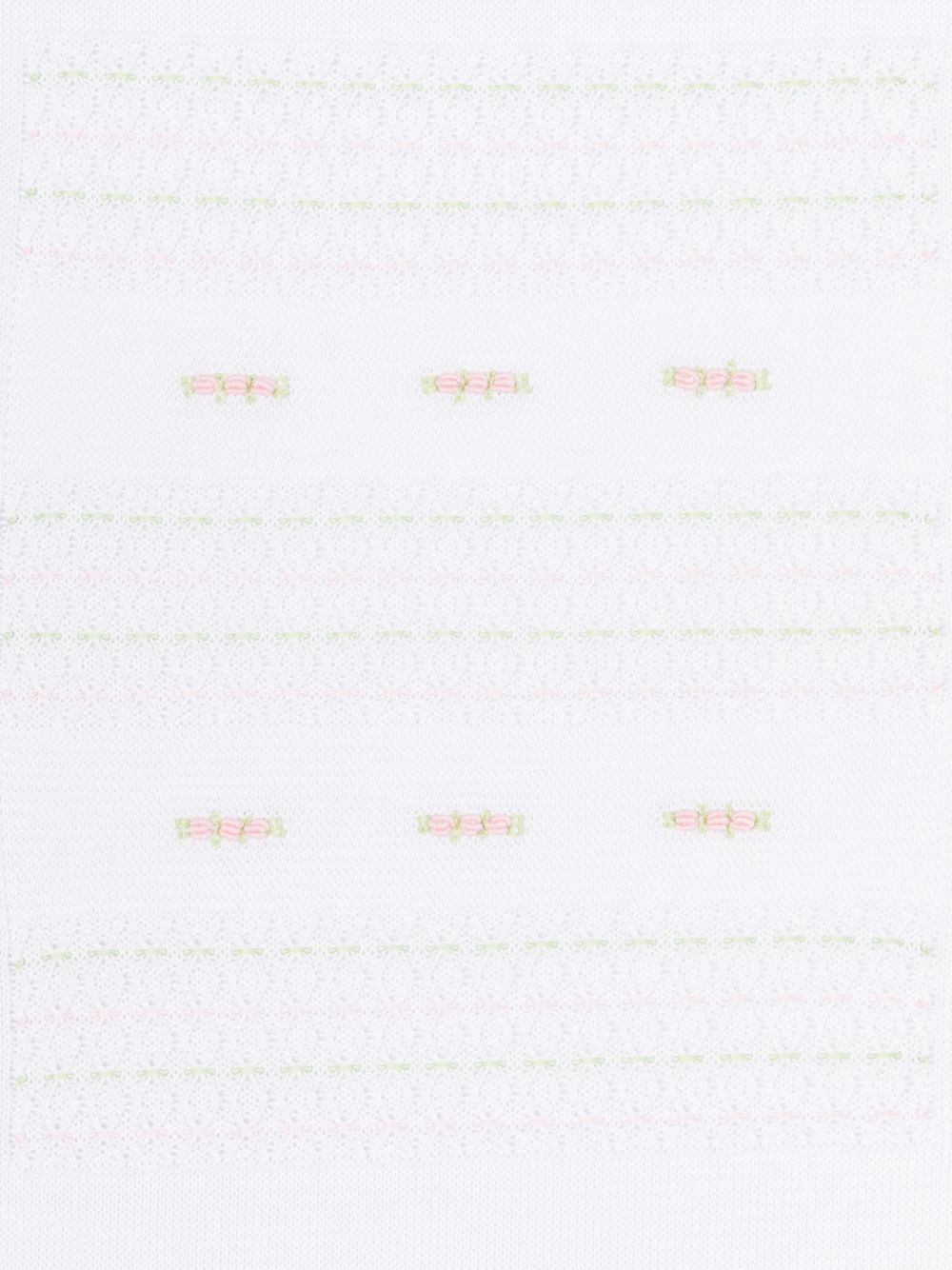 Coperta in cotone con ricamo a nastro EK1380 C13P55 MARLU' KIDS 