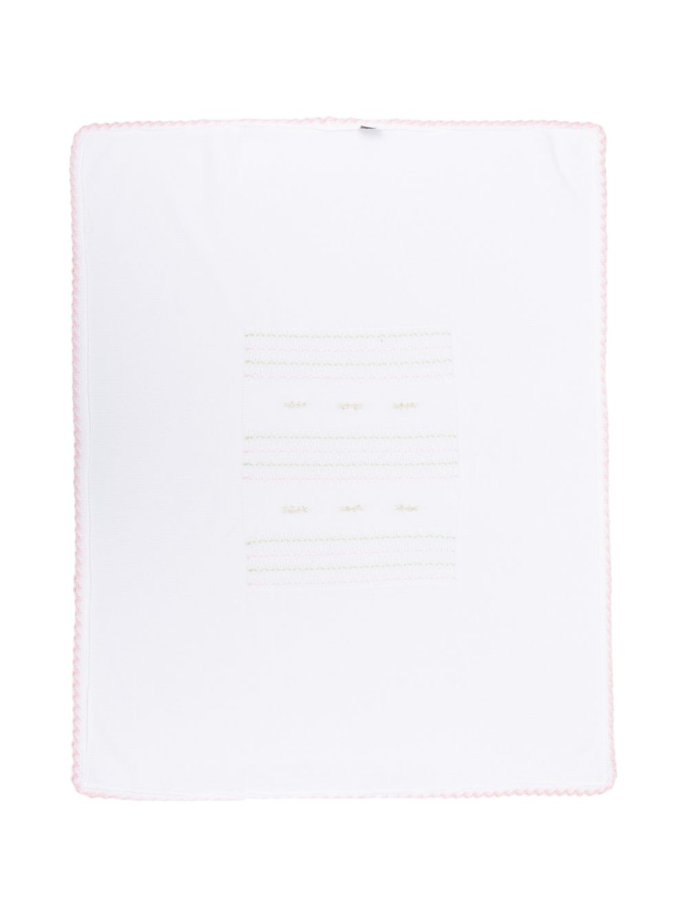 Coperta in cotone con ricamo a nastro EK1380 C13P55 MARLU' KIDS 