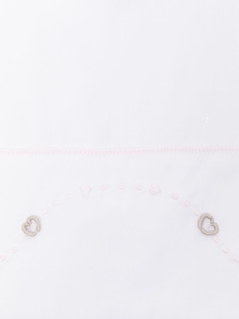 Federa in cotone con ricamo a cuori EK63LE 103NC MARLU' KIDS 