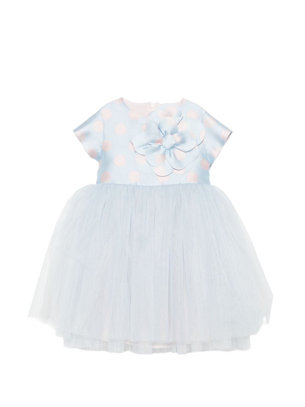 Abito a pois con gonna in tulle EV322MC C403 MARLU' KIDS 