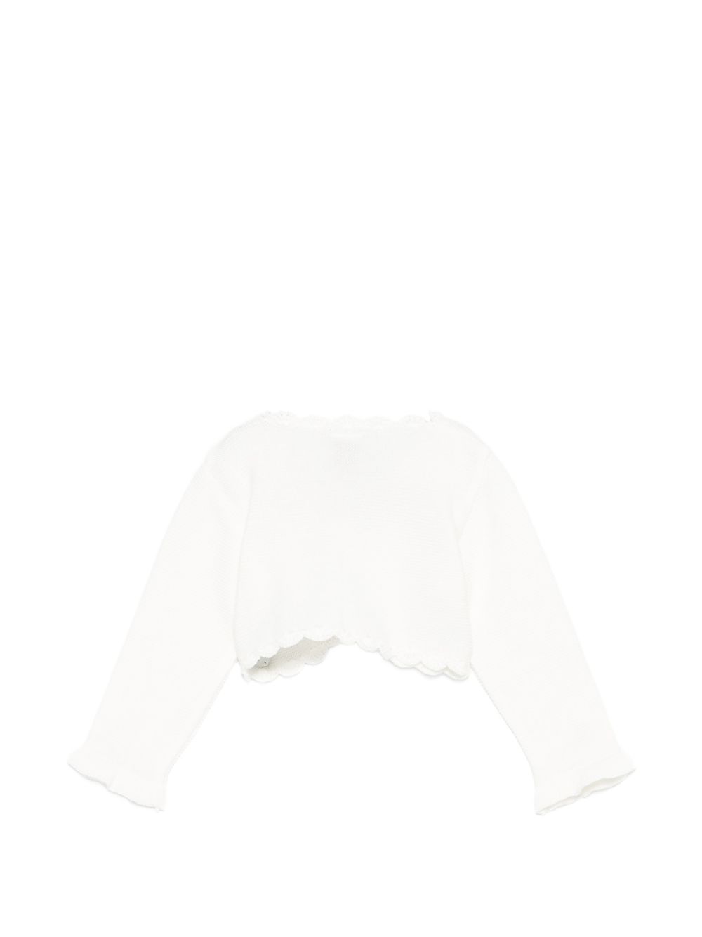 Cardigan in cotone con rouches EV33845 C2 MARLU' KIDS 