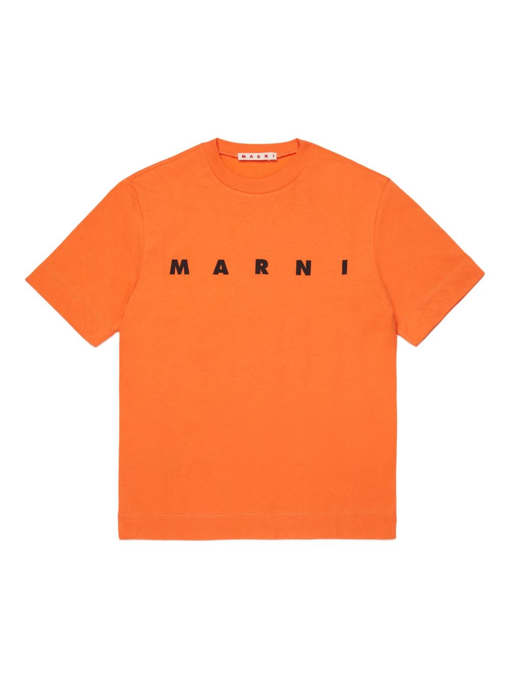 T-shirt in cotone girocollo M002MVM00RF 0M436 MARNI KIDS 