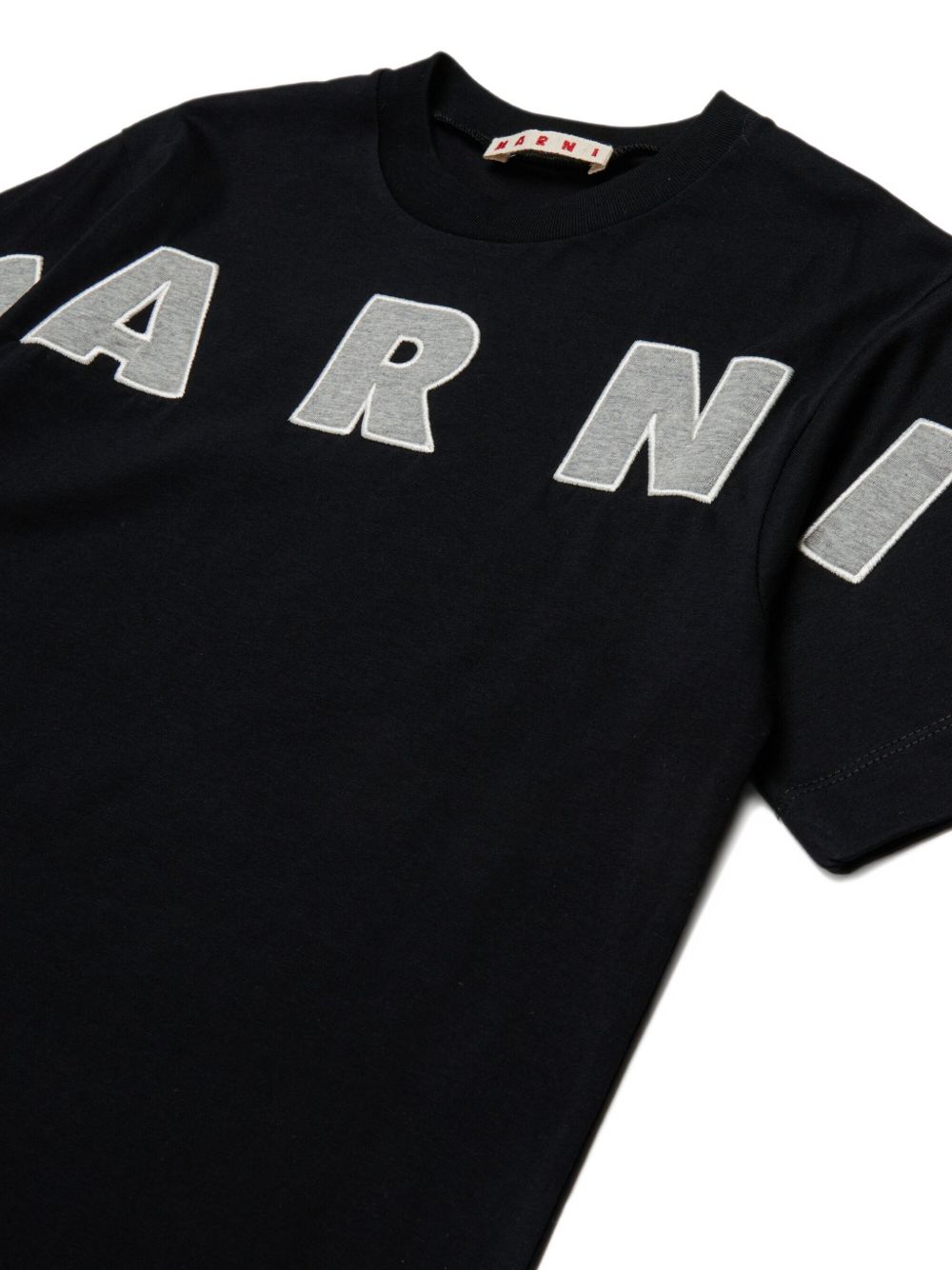 T-shirt con logo applicato M01265M00RF 0M90E MARNI KIDS 