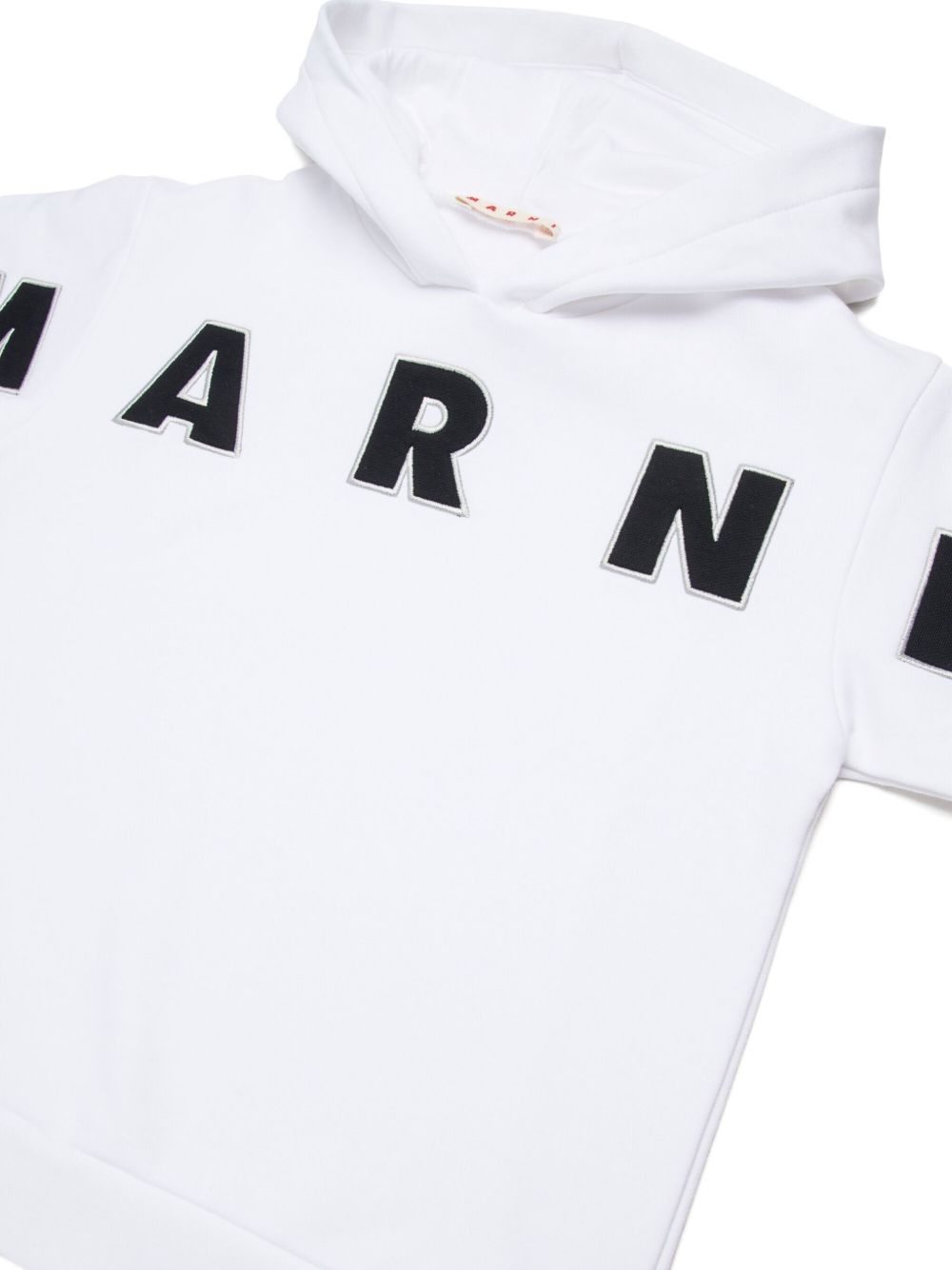 Felpa con cappuccio e logo M01266M00V0 0M100 MARNI KIDS 
