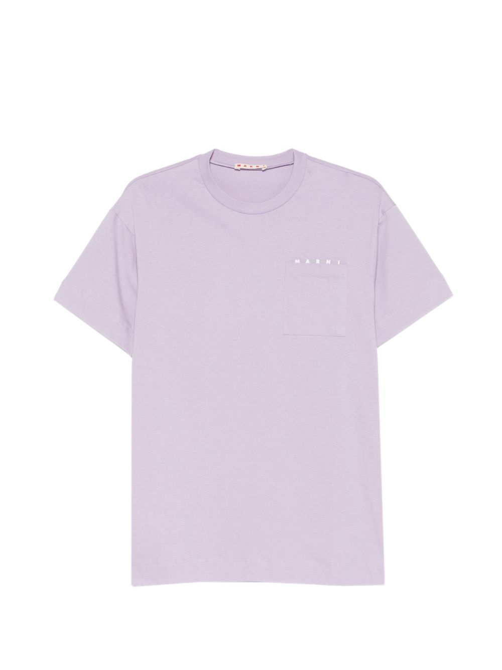 T-shirt in cotone con tasca M01415M00RF 0M612 MARNI KIDS 