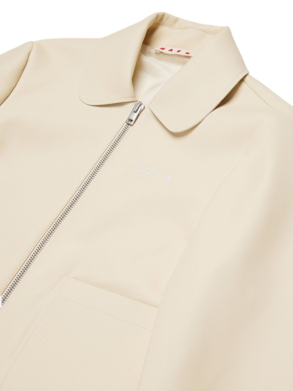 Giacca con zip e colletto M01492M00W2 0M115 MARNI KIDS 