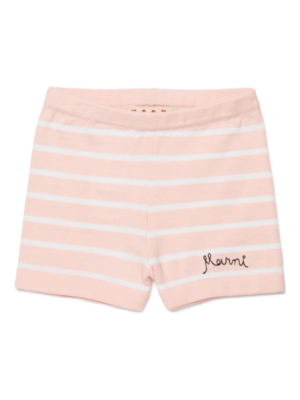 Shorts a righe in cotone M01722M00X6 0M351 MARNI KIDS 