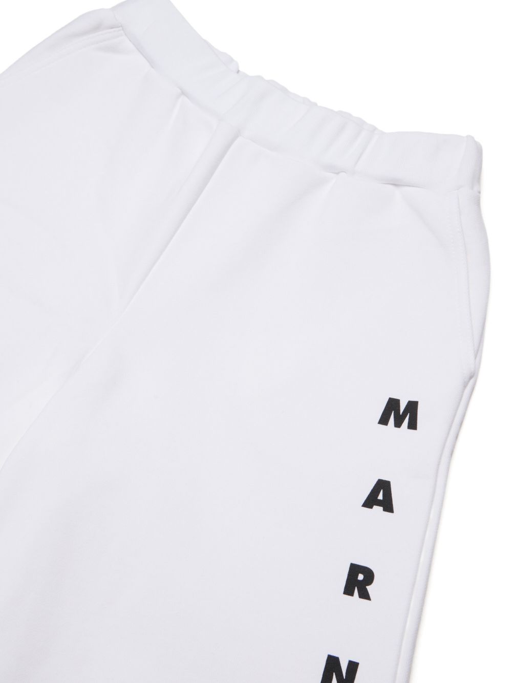 Bermuda in cotone con logo verticale M01823M00V0 0M100 MARNI KIDS 