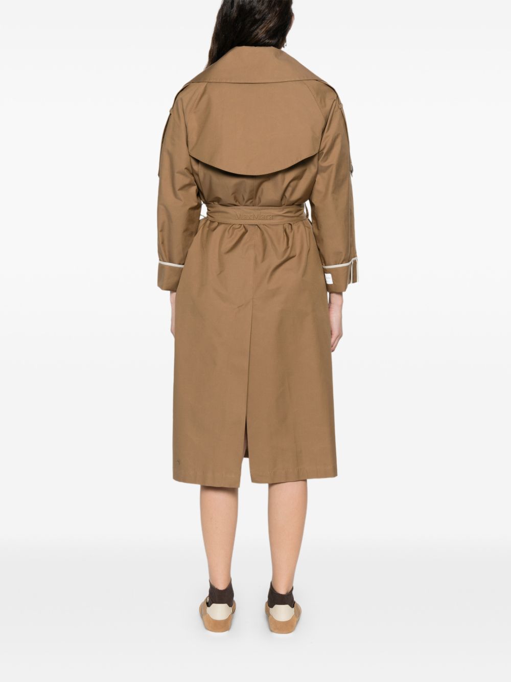 Trench in cotone con cintura 2619021014600 004 MAX MARA THE CUBE 