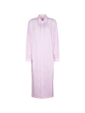 Abito camicia in cotone con ricamo