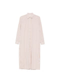 Abito camicia in cotone con ricamo