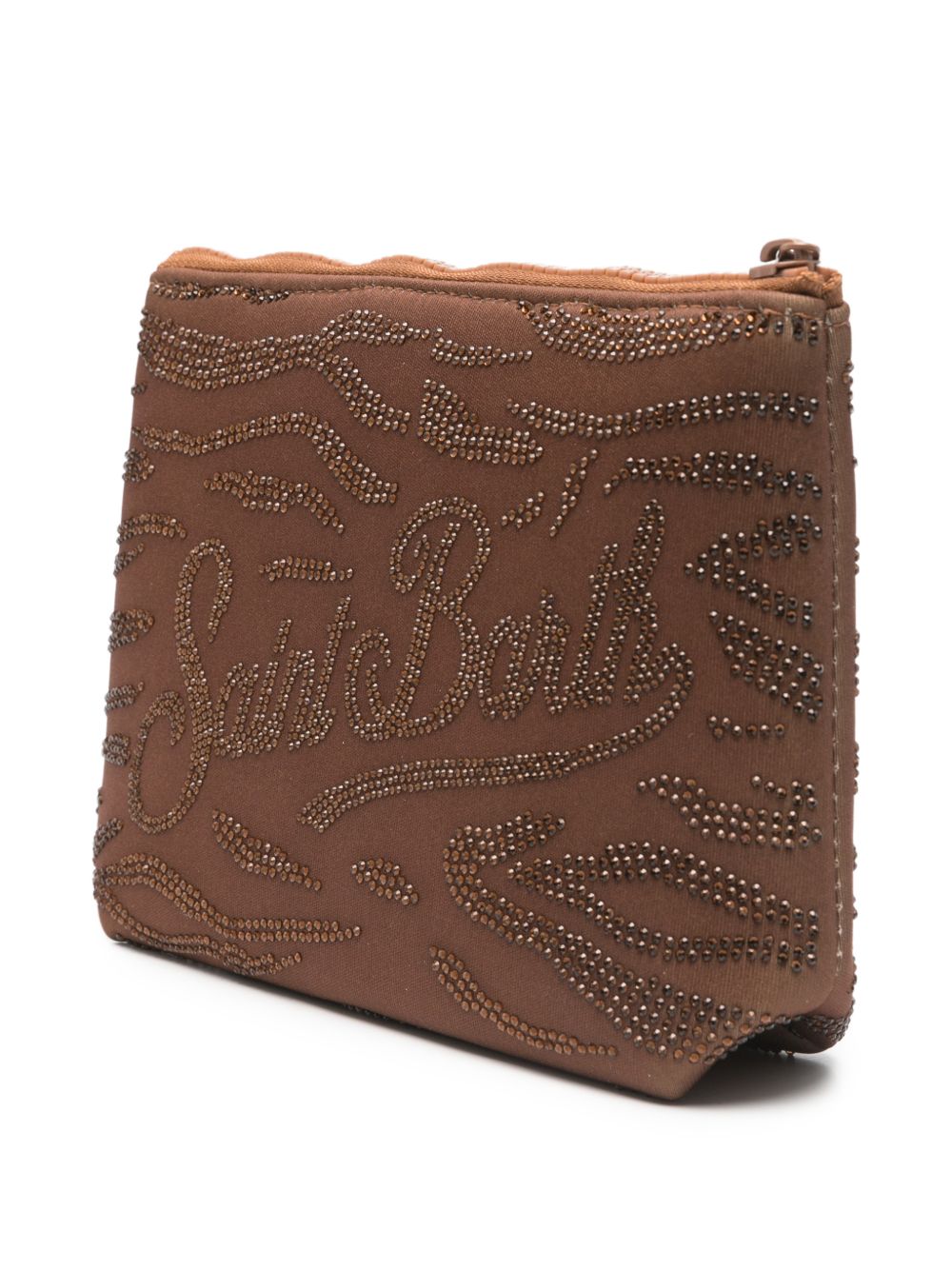 Pochette con strass e zip ALI0032 09241L MC2 SAINT BARTH 