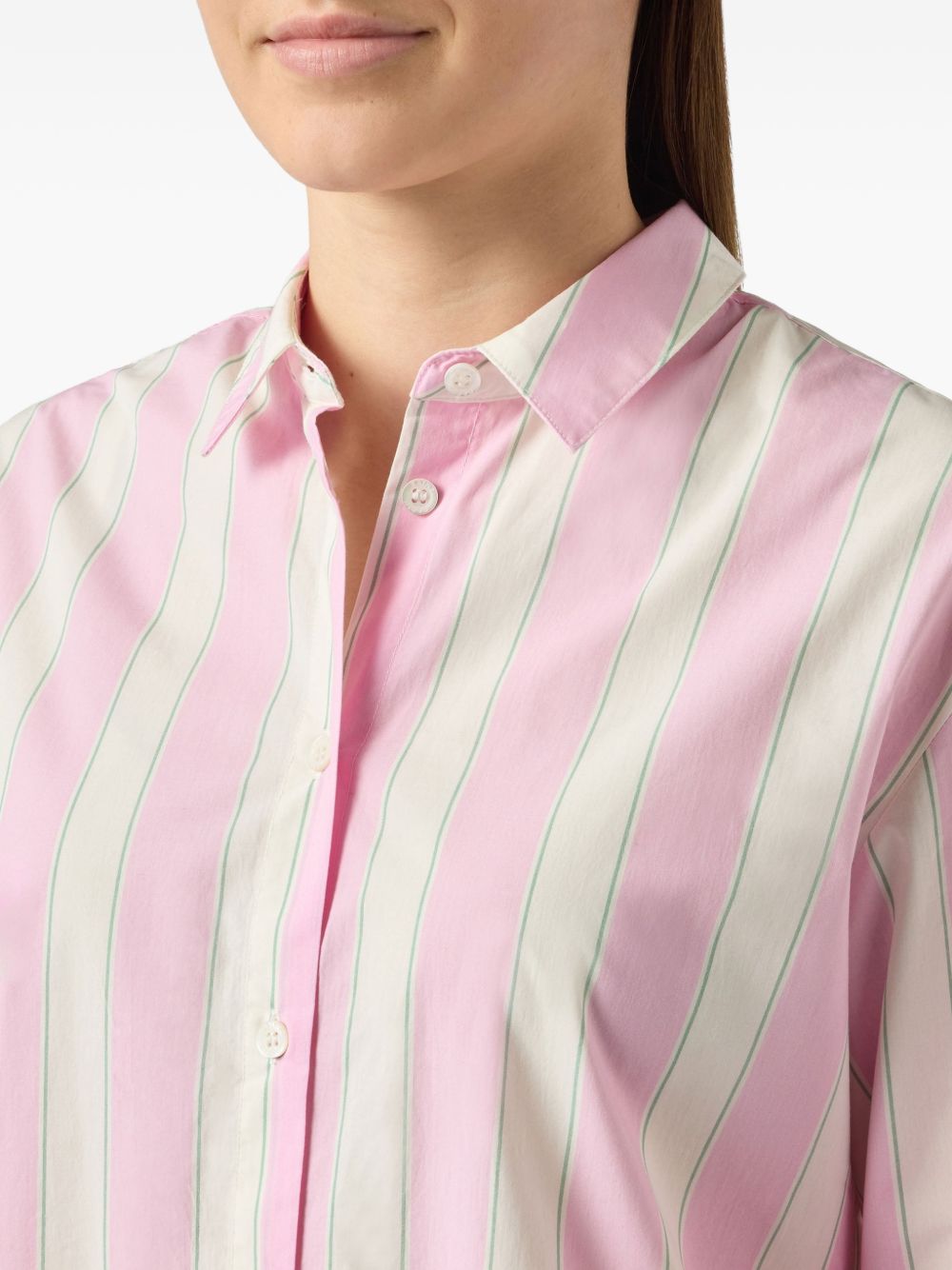 Camicia con colletto classico e ricamo lettering BRIG001 00897L MC2 SAINT BARTH 