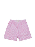 Shorts a righe con bottoni