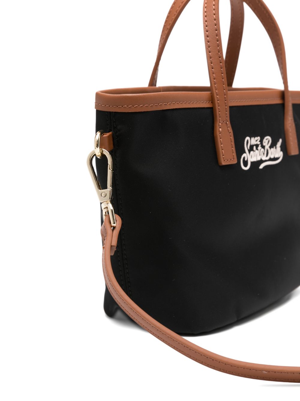 Borsa a mano in tessuto con dettagli in pelle CB0005 00288L MC2 SAINT BARTH 