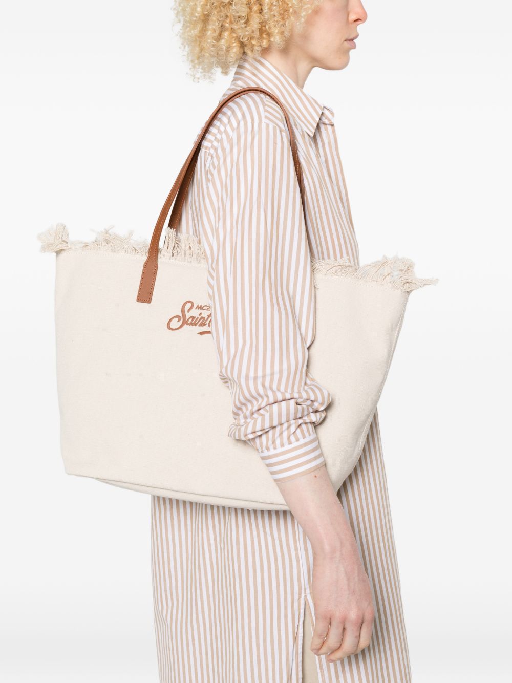 Borsa shopper con frange CBF0001 00302L MC2 SAINT BARTH 