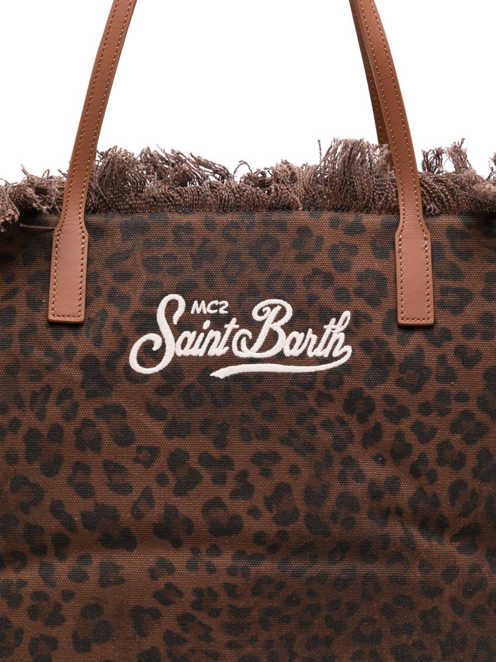 Borsa a spalla con stampa animalier CBF0001 00588L MC2 SAINT BARTH 