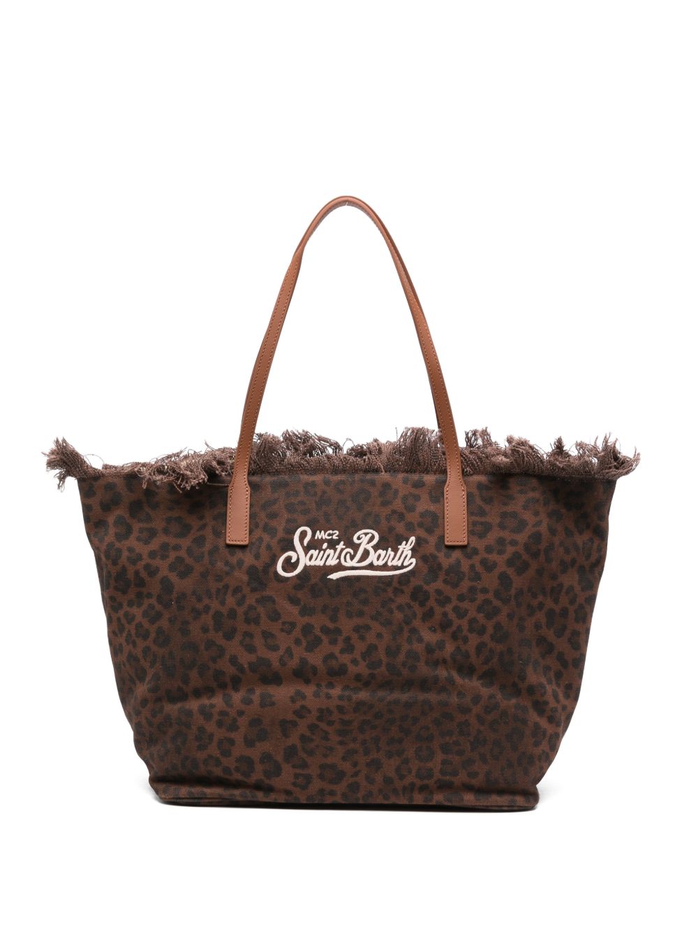 Borsa a spalla con stampa animalier CBF0001 00588L MC2 SAINT BARTH 