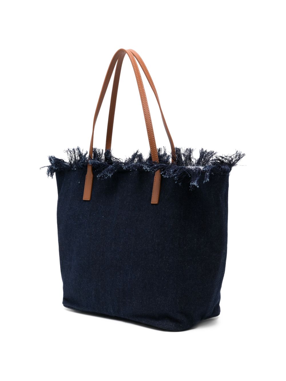 Borsa tote con frange denim CBF0001 01031L MC2 SAINT BARTH 