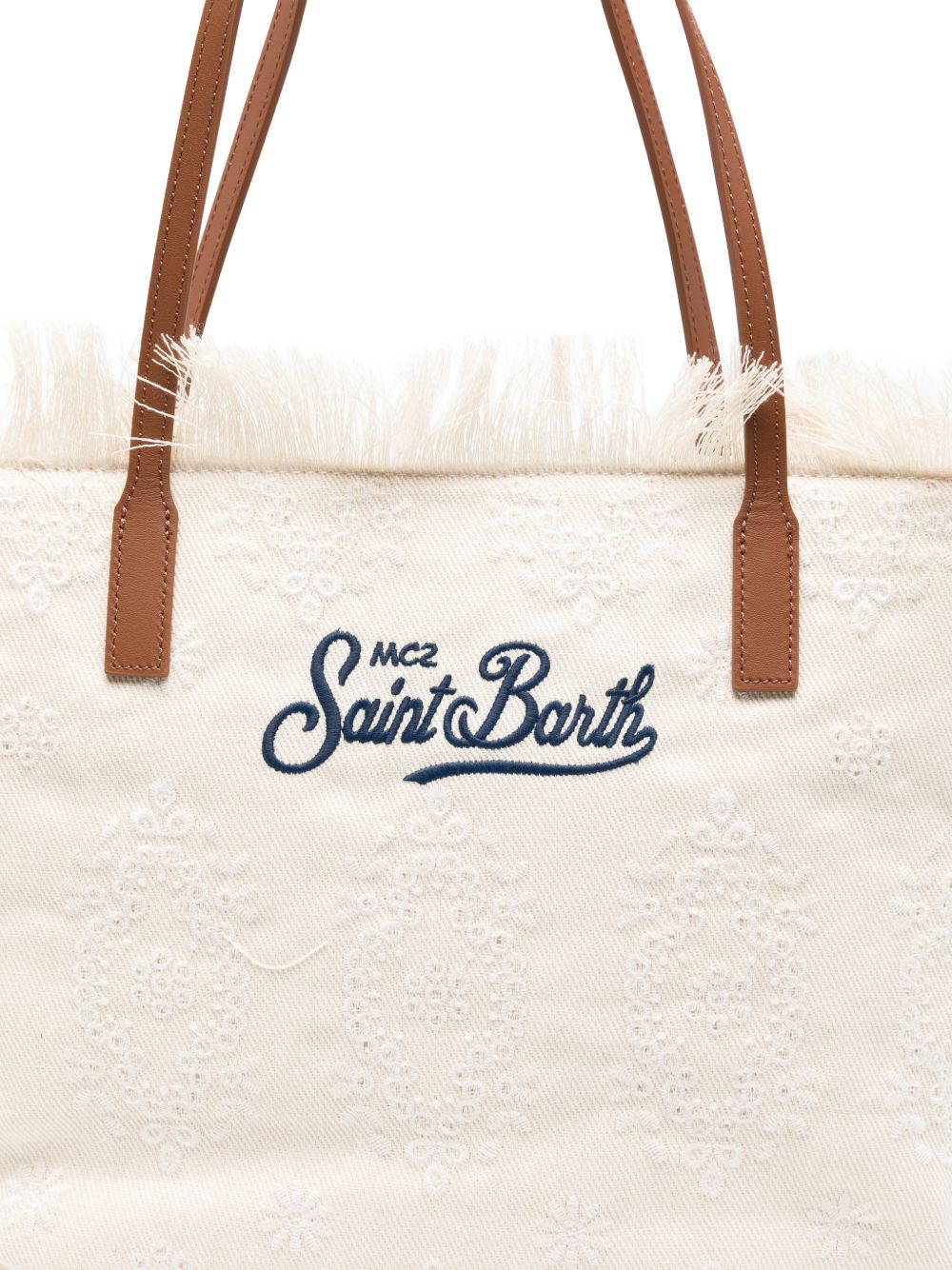 Borsa da mare con manici in pelle CBF0001 01034L MC2 SAINT BARTH 