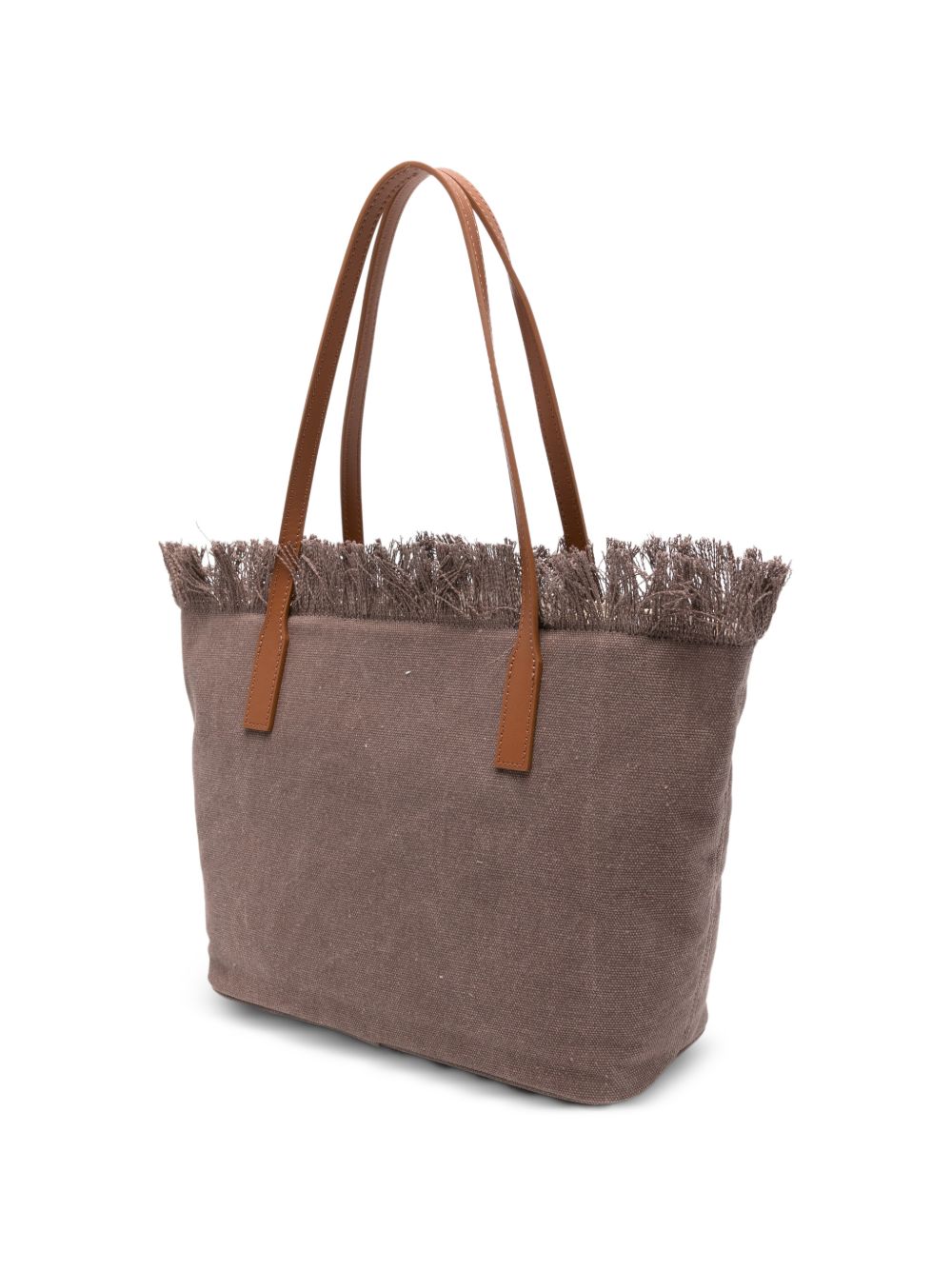 Borsa tote in denim con bordi sfrangiati CBMF001 01742L MC2 SAINT BARTH 