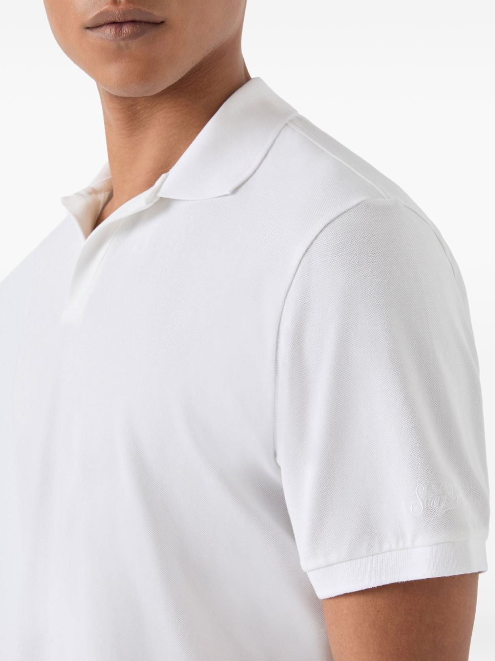 T-shirt con colletto a polo CHS0001 00123L MC2 SAINT BARTH 