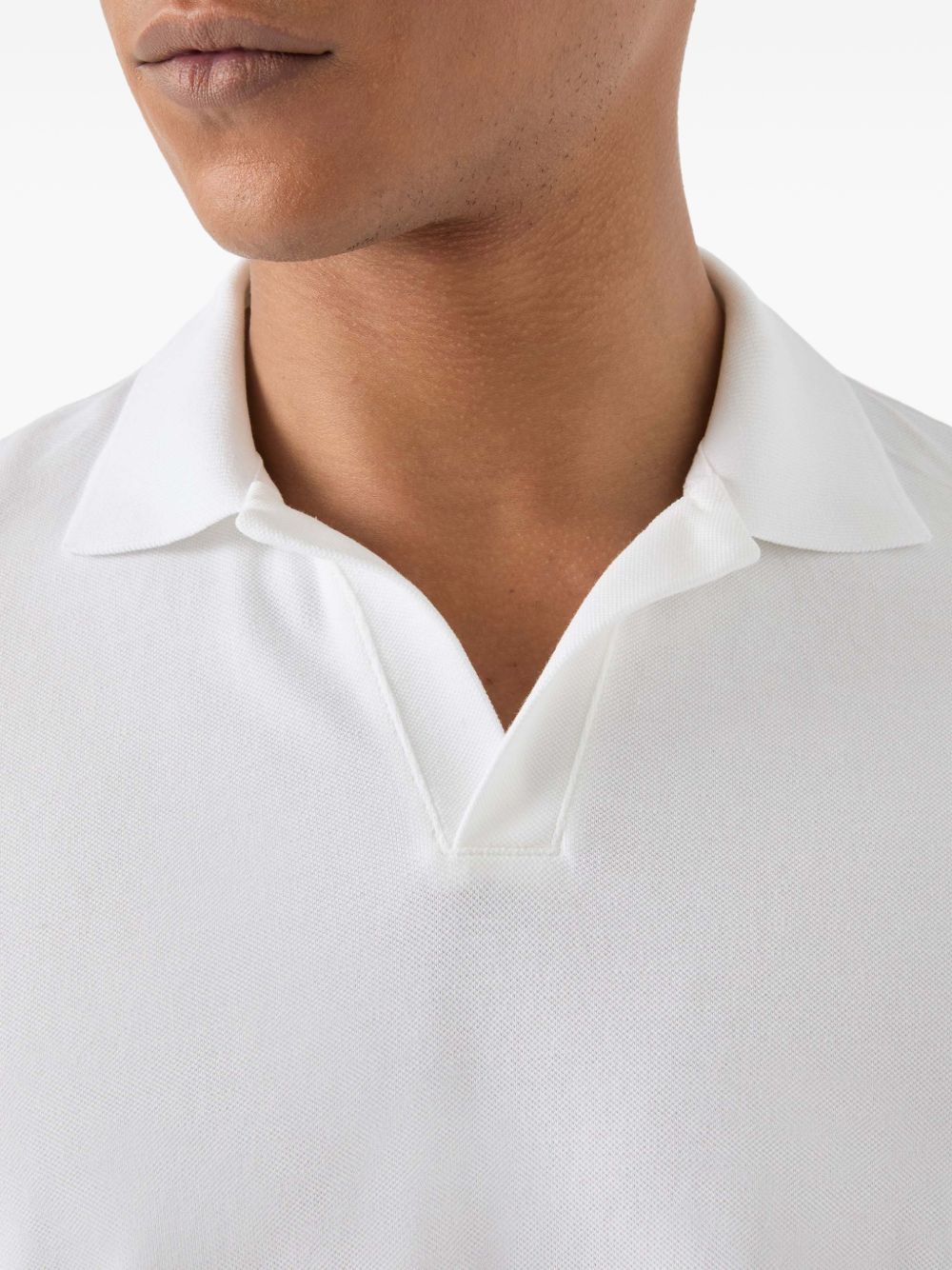 T-shirt con colletto a polo CHS0001 00123L MC2 SAINT BARTH 
