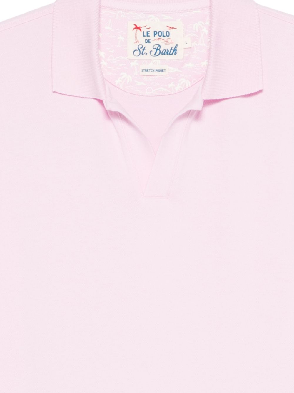 T-shirt in maglia con colletto polo CHS0001 00131L MC2 SAINT BARTH 