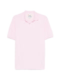 T-shirt in maglia con colletto polo