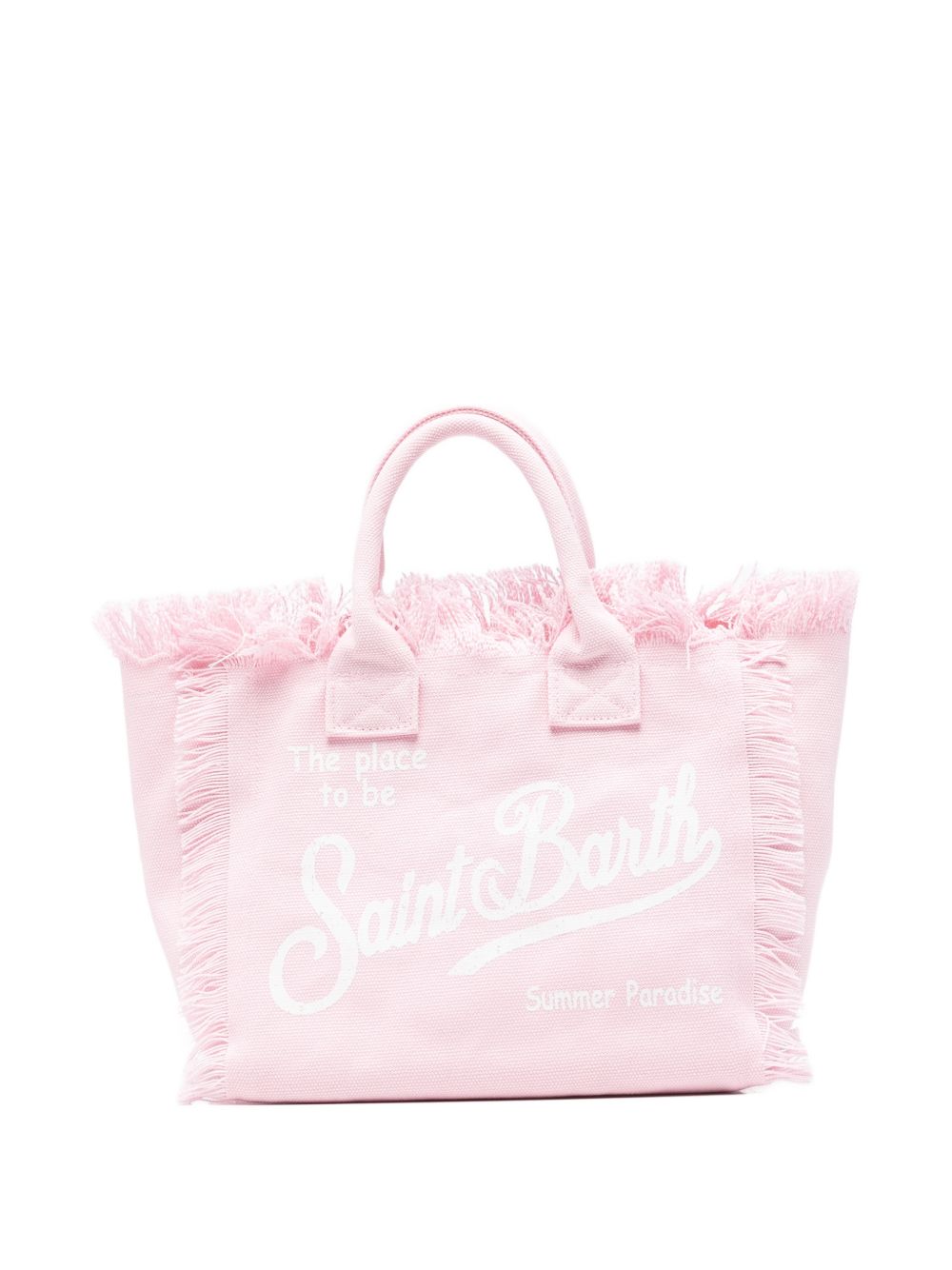 Borsa mare in cotone con frange COL0001 09197L MC2 SAINT BARTH 