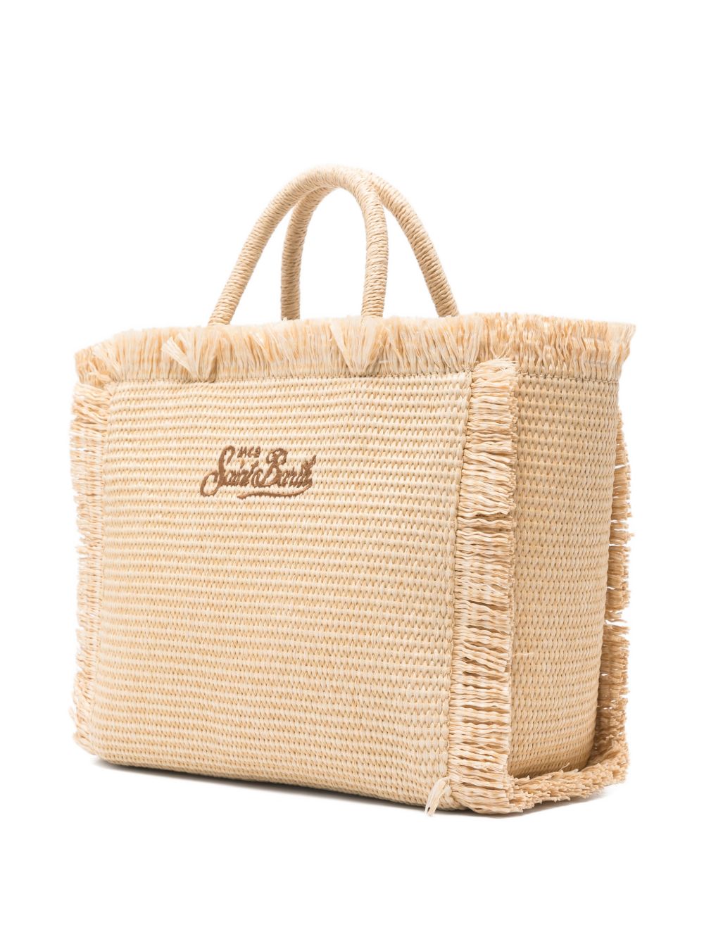 Borsa mare con frange e ricamo logo COL0017 02747L MC2 SAINT BARTH 