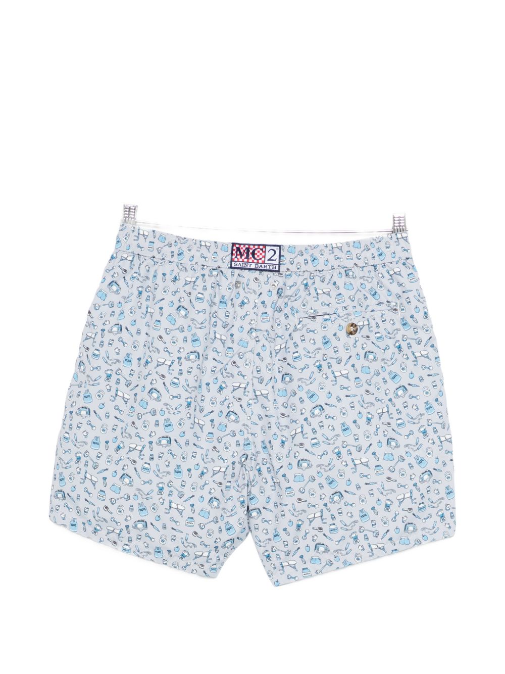 Boxer mare in poliestere riciclato con stampa LIG0003 00591L MC2 SAINT BARTH 