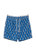 Boxer mare in poliestere riciclato con stampa