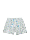 Boxer mare in poliestere riciclato con stampa