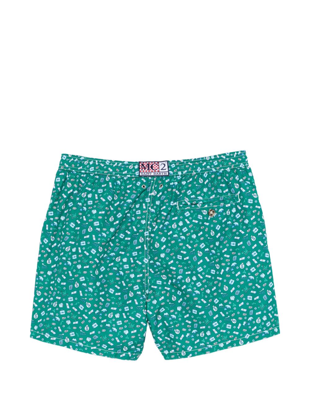 Boxer mare in poliestere riciclato con stampa LIG0003 08098L MC2 SAINT BARTH 