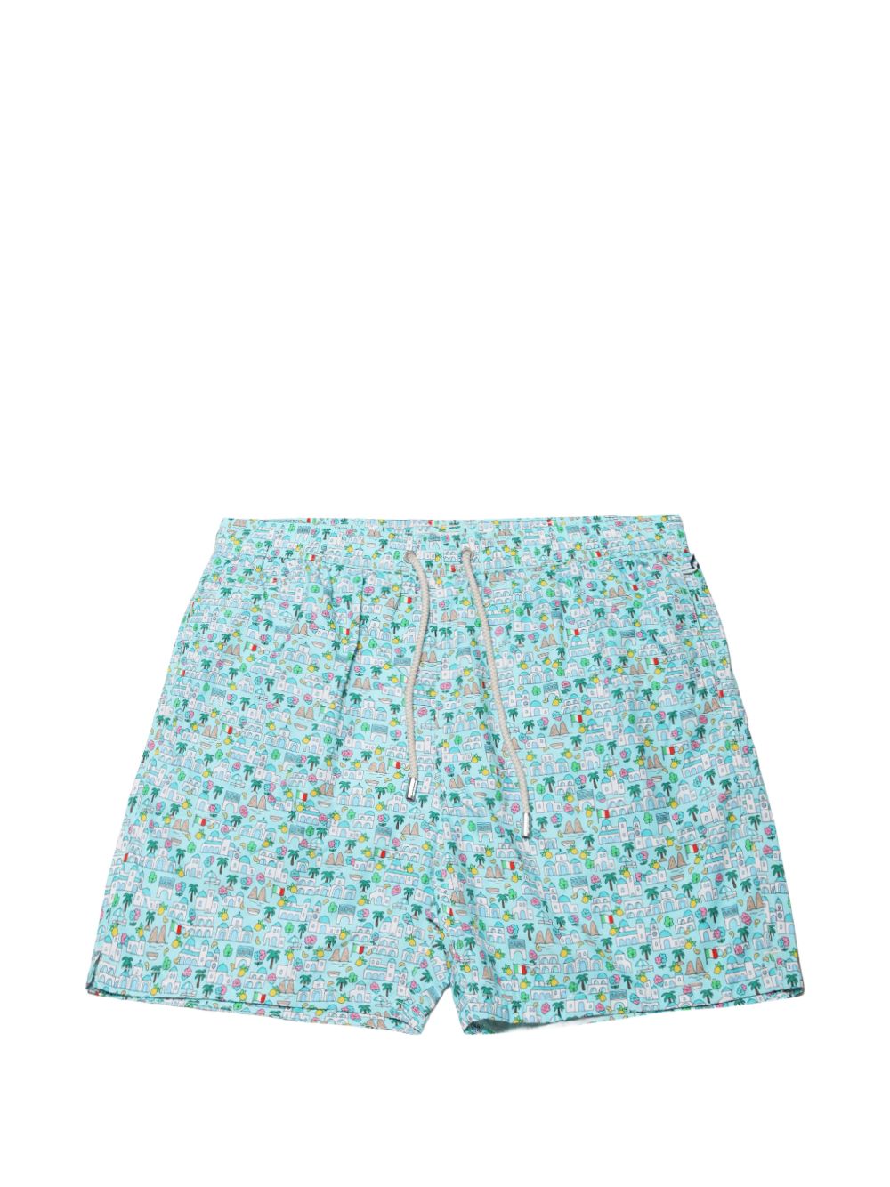Boxer mare in poliestere riciclato con stampa LIG0003 08234L MC2 SAINT BARTH 