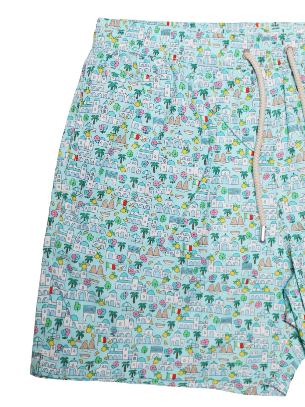 Boxer mare in poliestere riciclato con stampa LIG0003 08234L MC2 SAINT BARTH 