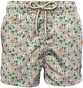 Boxer mare in poliestere riciclato con stampa