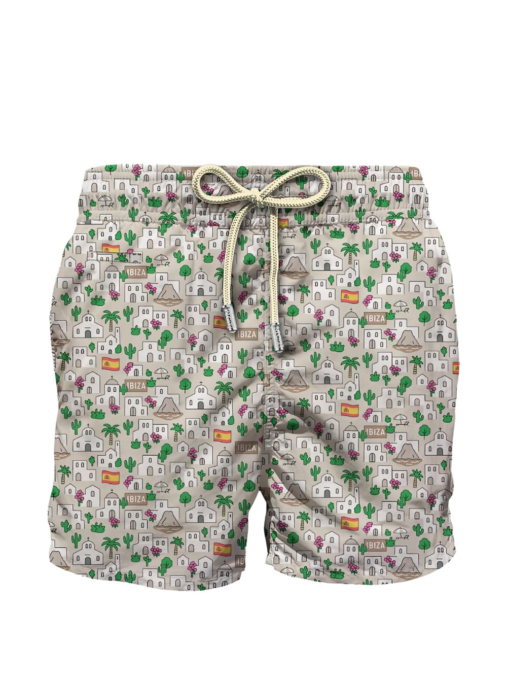 Boxer mare in poliestere riciclato con stampa LIG0003 08236L MC2 SAINT BARTH 