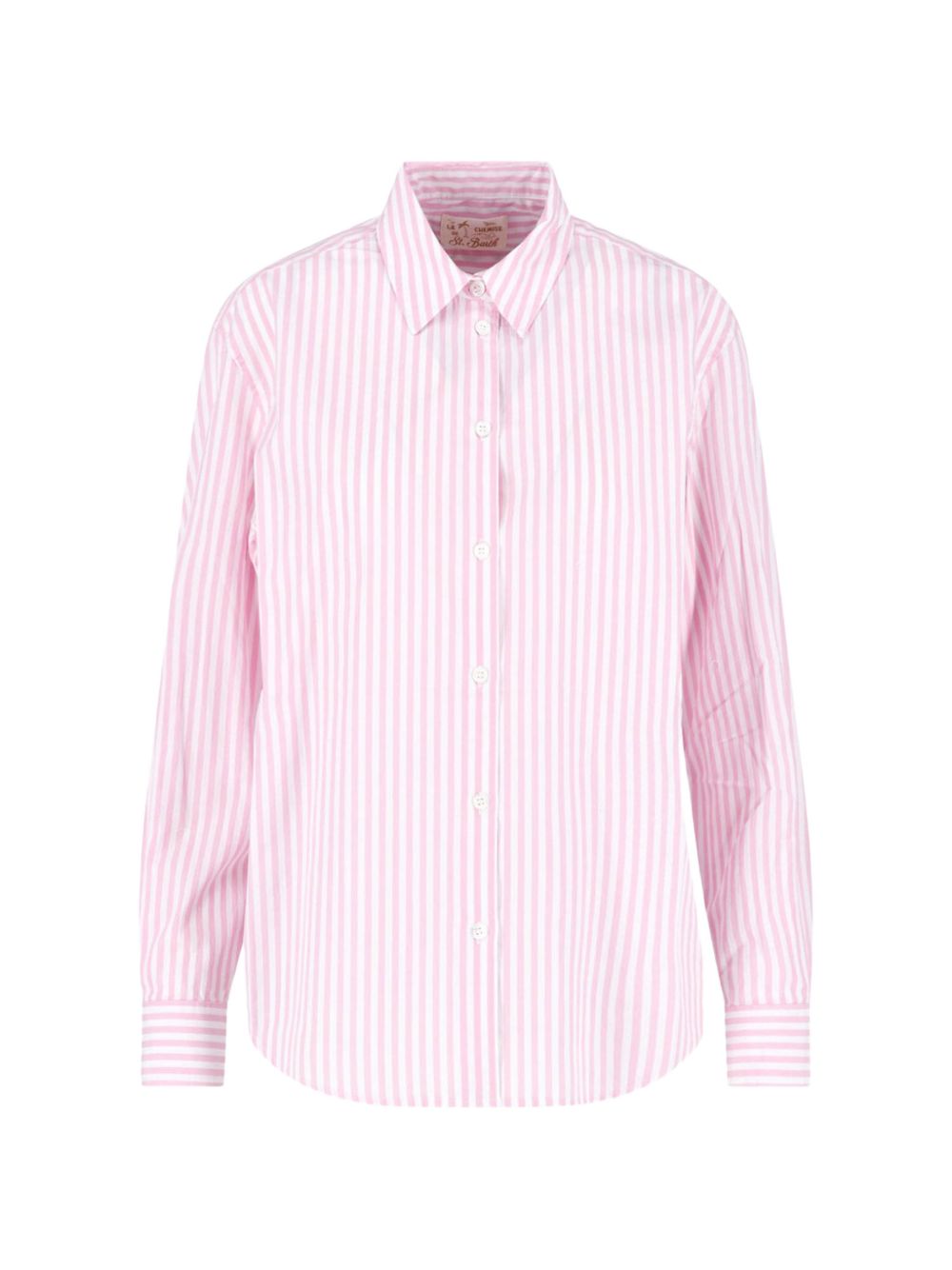 Camicia a righe con colletto classico MDH001 00723L MC2 SAINT BARTH 