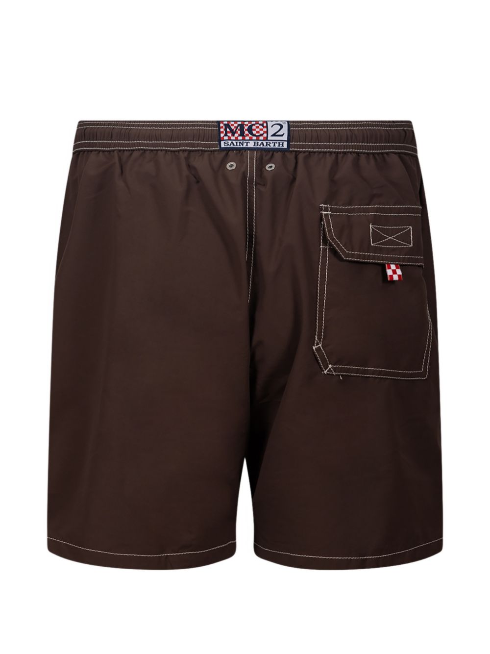 Boxer da mare in poliestere con laccetti PATM001 00085L MC2 SAINT BARTH 