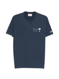 T-shirt in cotone organico con ricamo