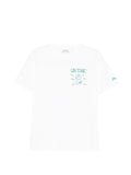 T-shirt in cotone con stampa gin tonic