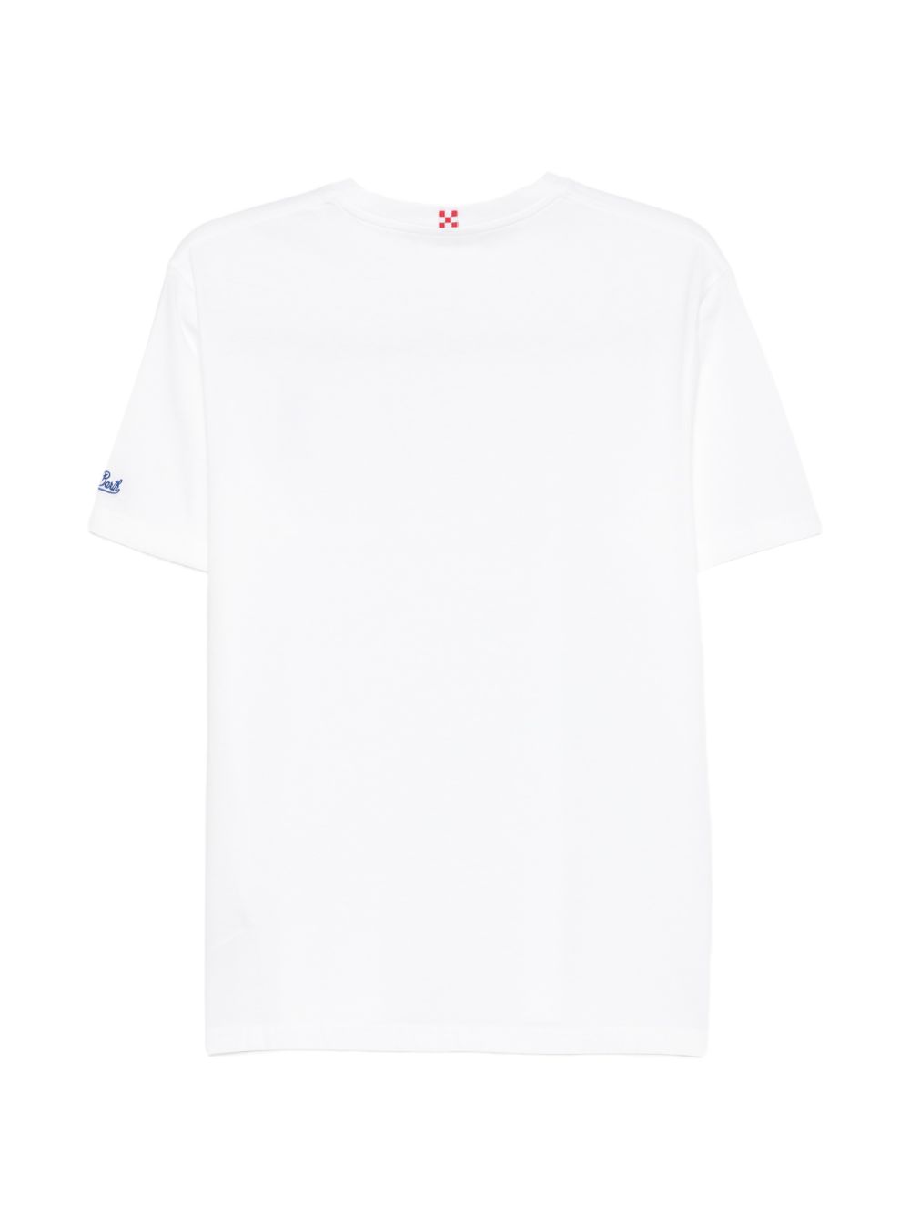 T-shirt in cotone organico con ricamo POT0001 04206L MC2 SAINT BARTH 