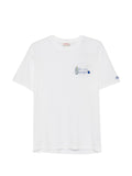 T-shirt in cotone organico con ricamo