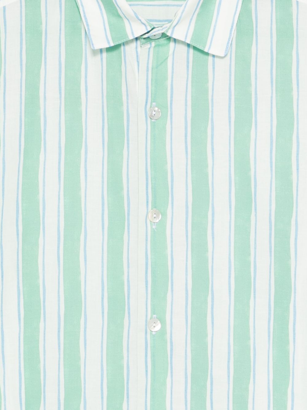 Camicia a righe in cotone SIK0001 01160L MC2 SAINT BARTH 