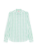 Camicia a righe in cotone