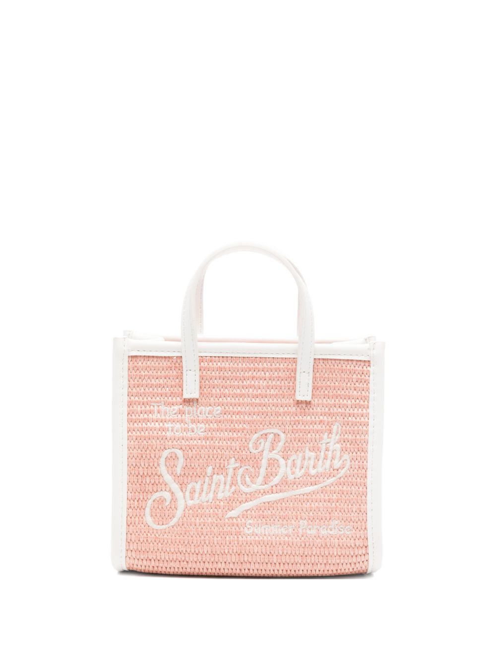 Borsa tote mini in paglia con tracolla VIVM001 00373L MC2 SAINT BARTH 