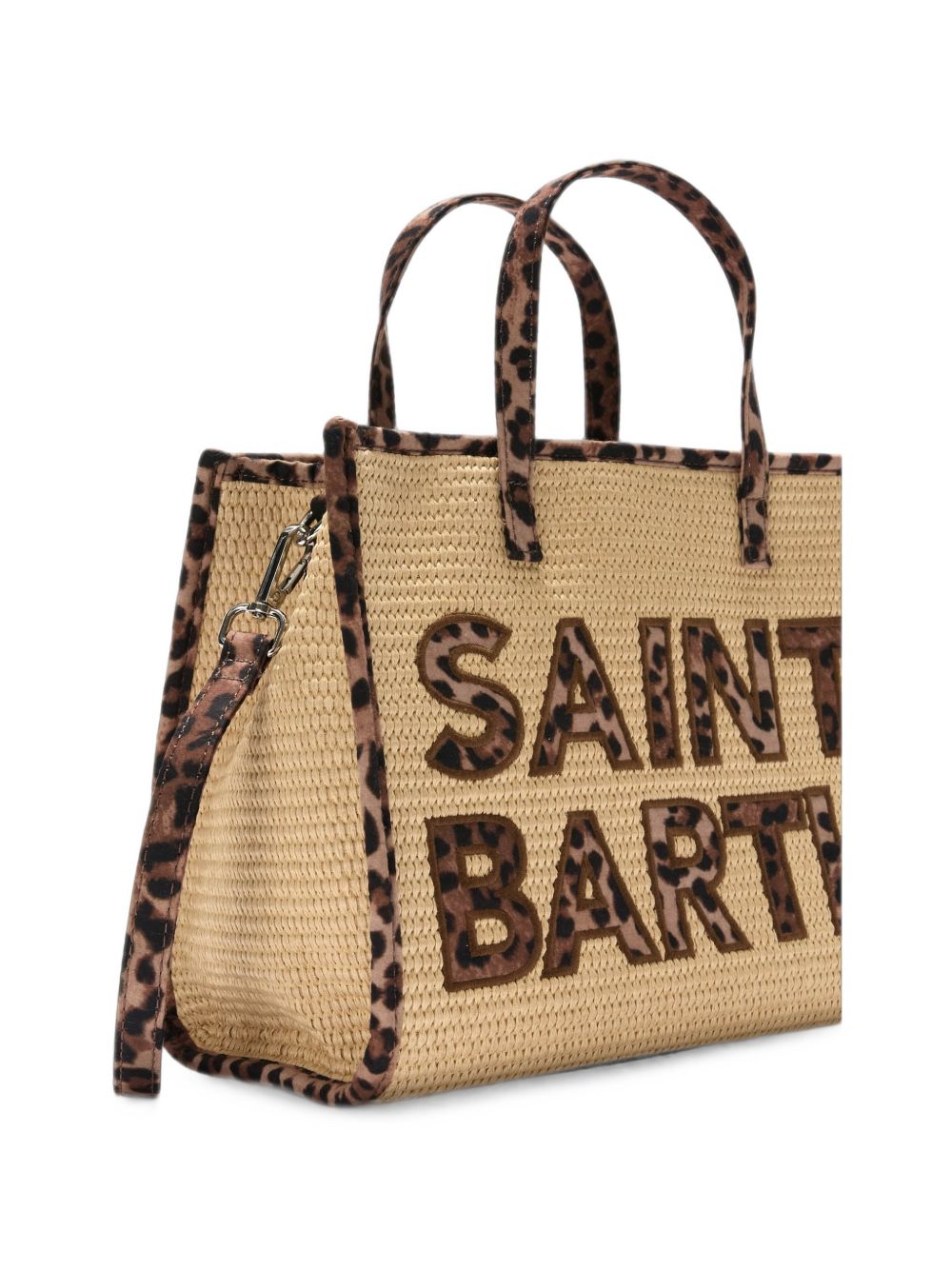 Borsa tote in paglia con ricamo logo VVID001 00369L MC2 SAINT BARTH 